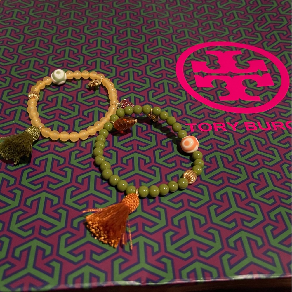 Roxanne beaded tassel bracelets